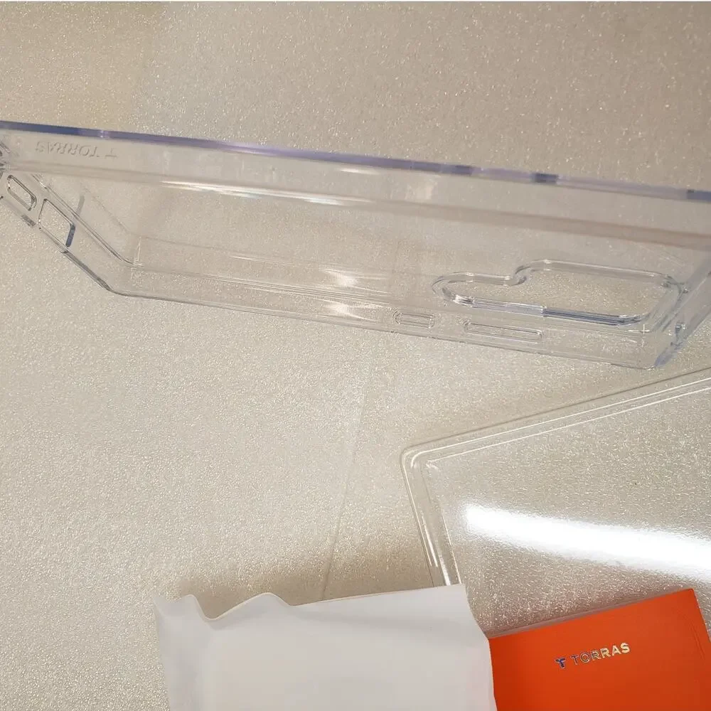 TORRAS Clear Case for Samsung Galaxy S25 Ultra with Replacement Buttons